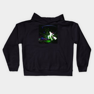 Music Love Digital Art Kids Hoodie